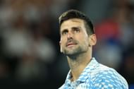 Novak Djokovic at the 2023 Australian Open.